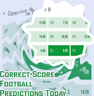 All today football prediction for correct score