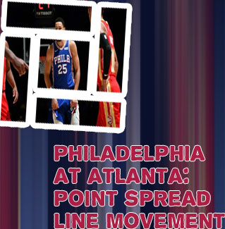 Sixers hawks point spread